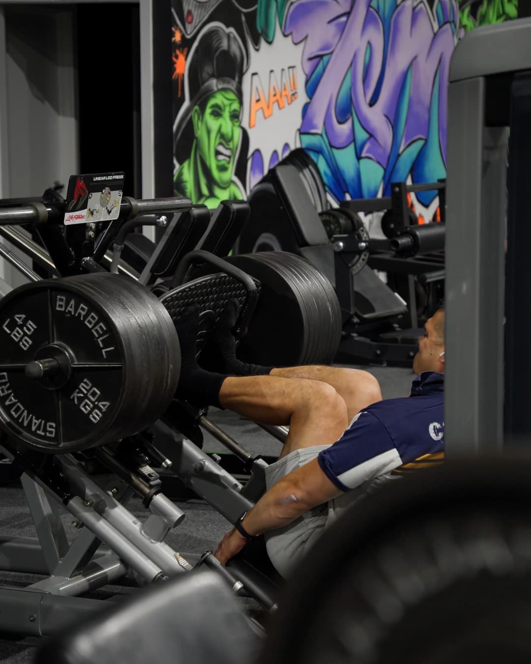 Gym weights area